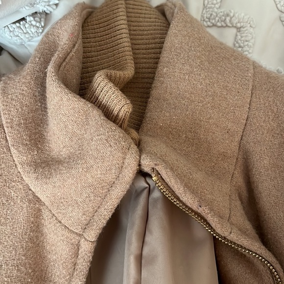 J Crew Cocoon camel Wool Coat - Picture 3 of 7
